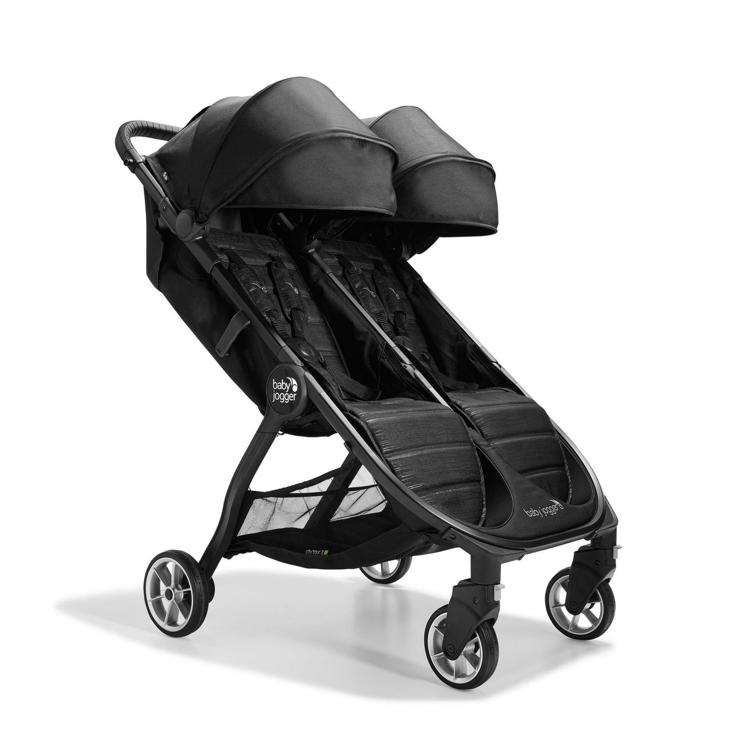 City Tour 2 Double Stroller. Pitch Black