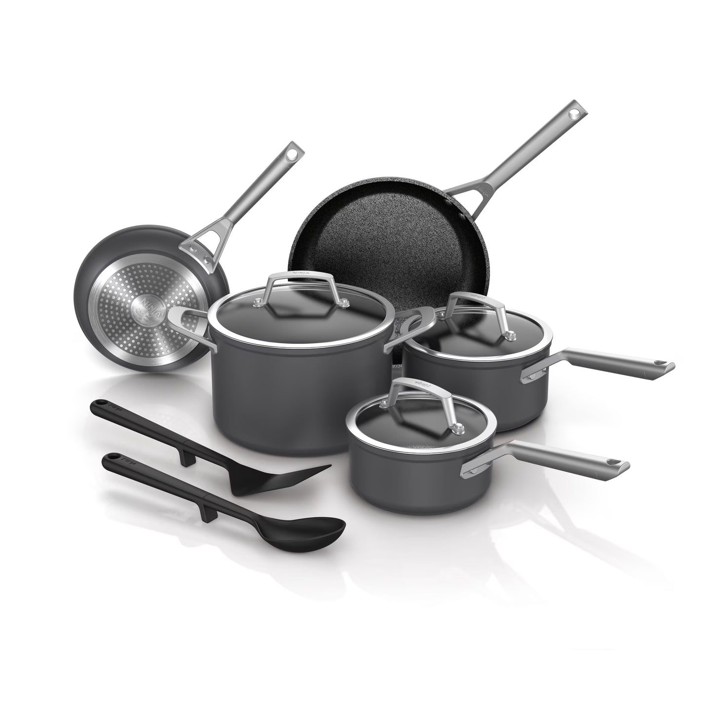 NeverStick Premium Hard-Anodized 10-Piece Cookware Set, C39010(10)