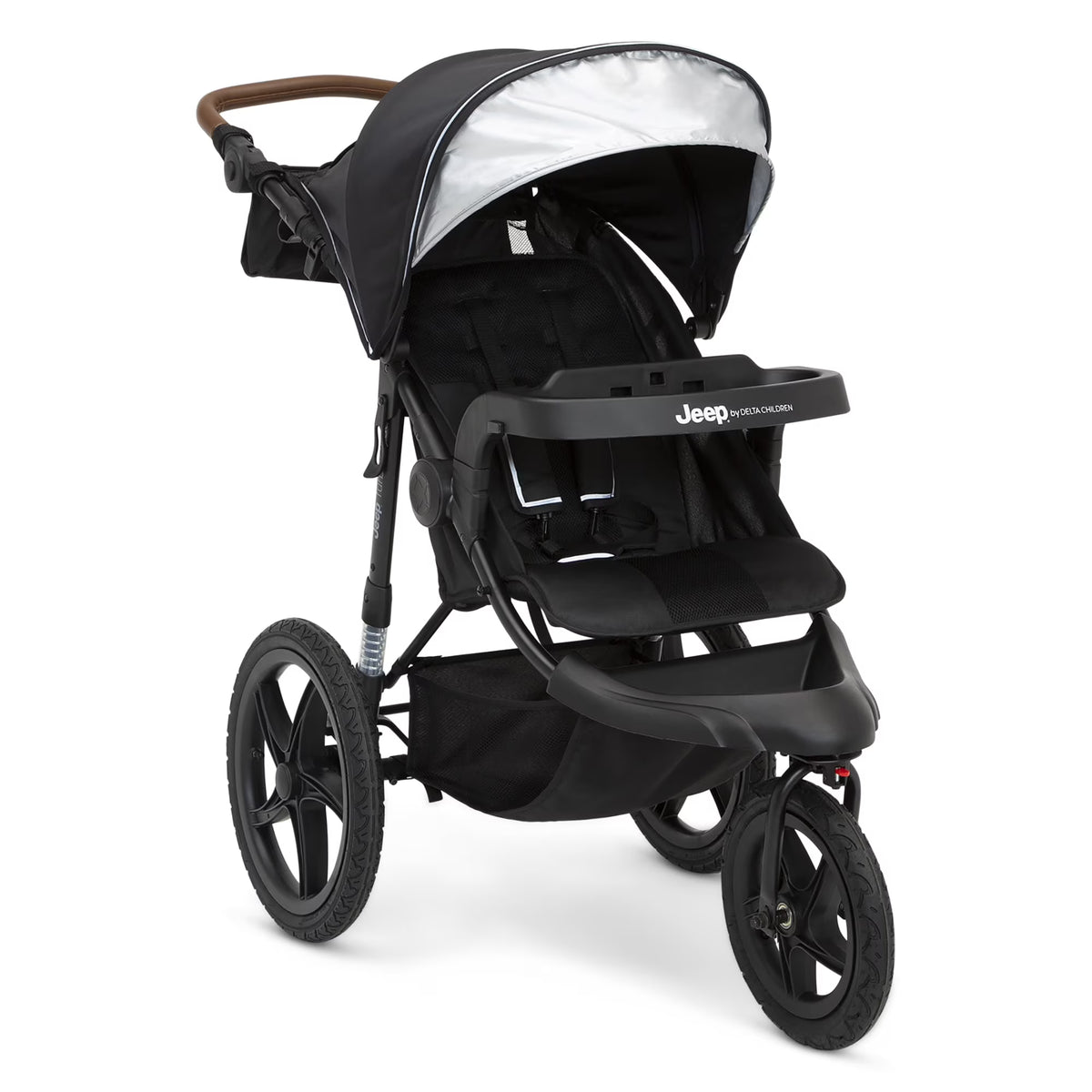 TurboGlyde Jogging Stroller, Black(Black)