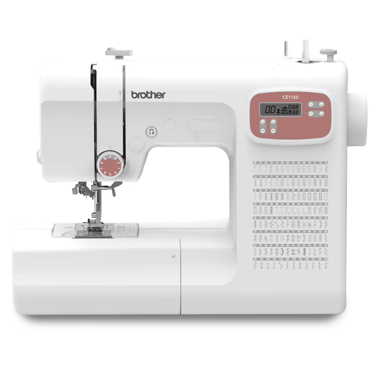 CE1150 110-Stitch Computerized Sewing Machine with Auto Needle Threader, LCD Display Wide Range of Stitches