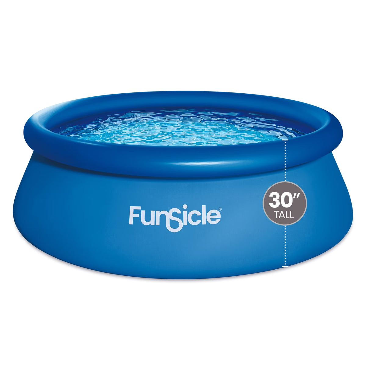 8 ft QuickSet Above Ground Swimming Pool, Round, Age 6 up(8 ft/30 in)