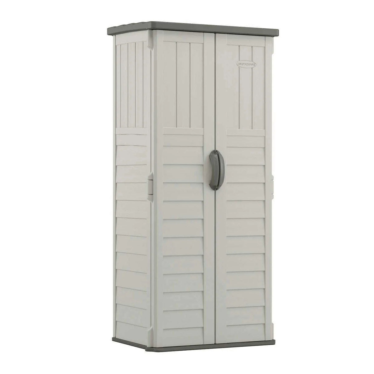 BMS1250 Resin Vertical Storage Shed Building, 22 cubic feet(1 Vertical Shed)