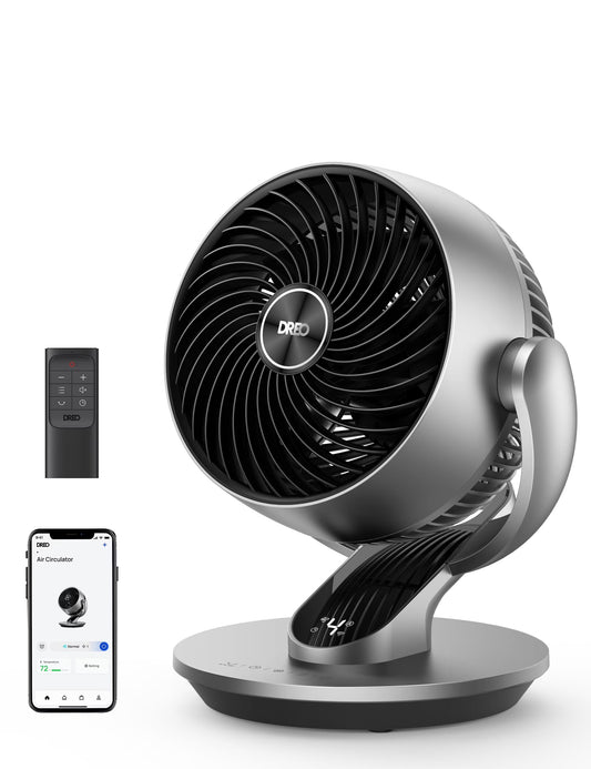 10.24 in 4-Speed Oscillating 343 CFM Air Circulator Fan