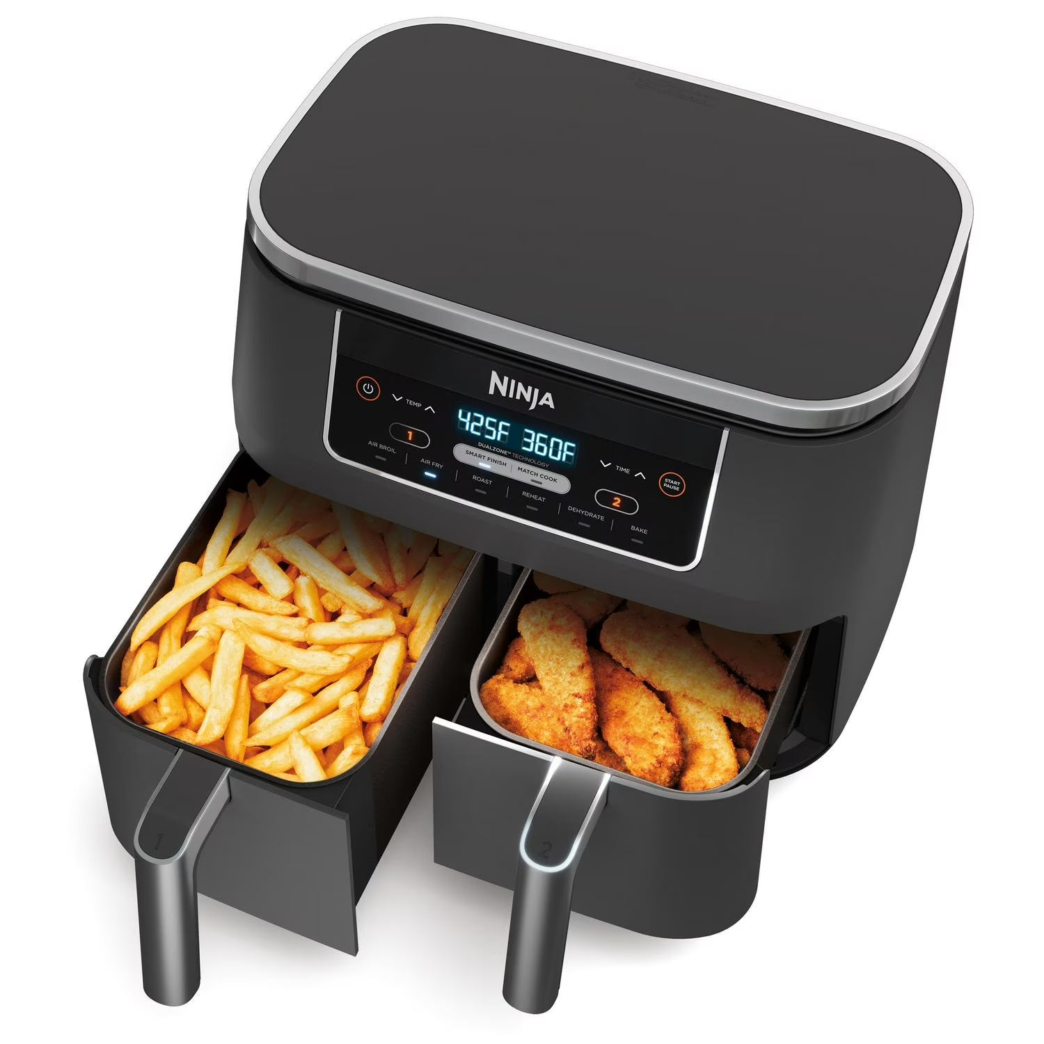 Foodi 6-in-1 8-quart 2-basket Air Fryer with DualZone Technology