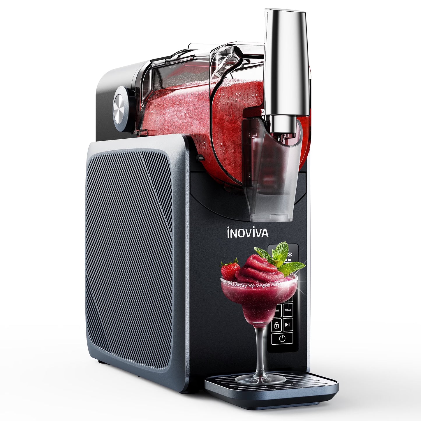 Slushie Machine, No Ice Needed, 68 oz Frozen Drink Maker for Home with Self-Cleaning, 5 Preset Programs, Frozen Margaritas, Frapp��s, Milkshake, and More