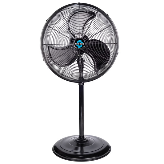 20 Inch High Velocity Metal Oscillating Pedestal Fan Commercial, Industrial Use Water-Resistant(20 Inch Oscillating Water-Resistant)