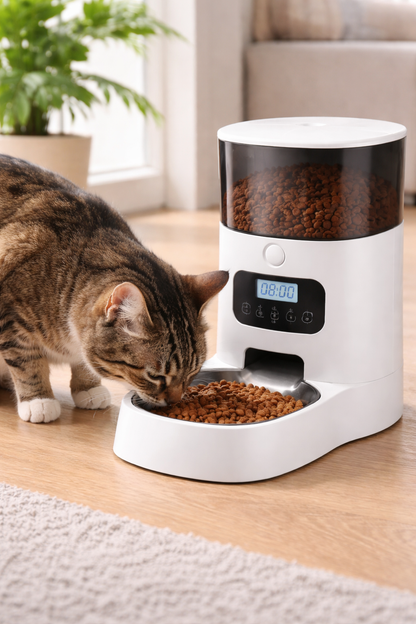 Automatic Pet Feeder – Programmable Dog & Cat Food Dispenser