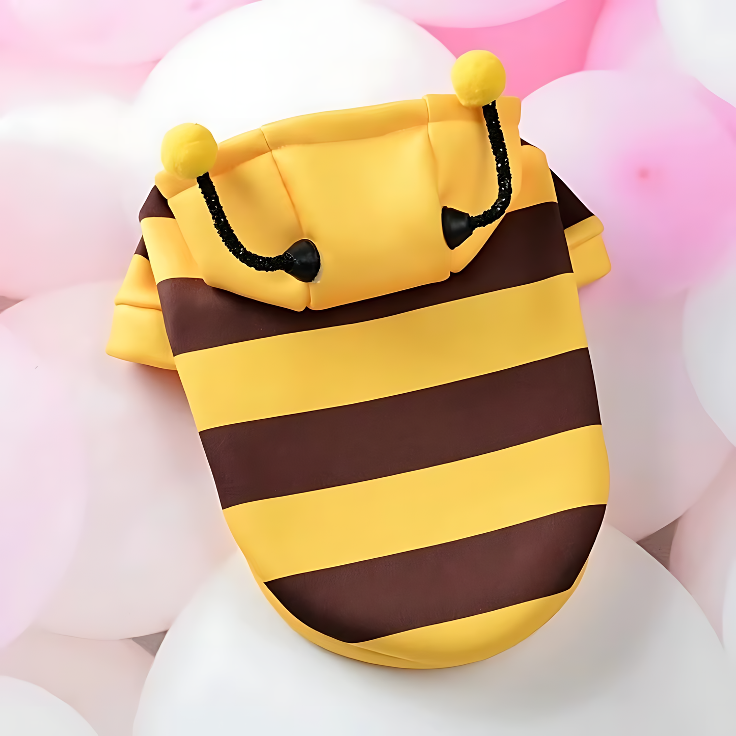 Bee Hoodie Pet Costume – Cozy Winter Dog & Cat Outfit