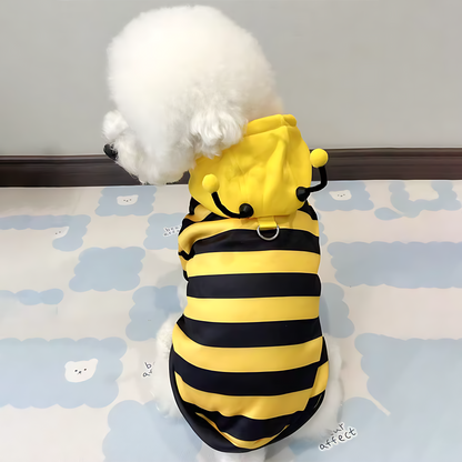 Bee Hoodie Pet Costume – Cozy Winter Dog & Cat Outfit