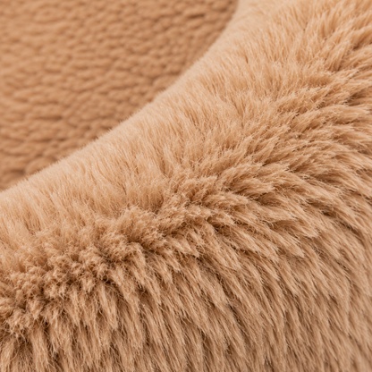Calming Donut Plush Pet Bed – Soft Round Nest for Pets
