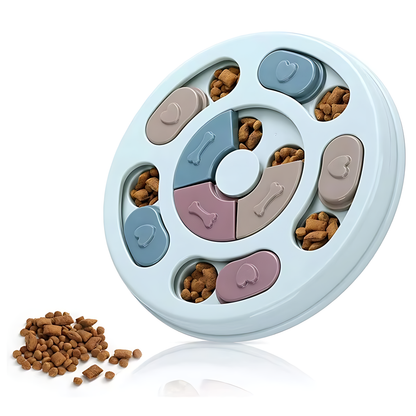 Slow Feeder Dog Puzzle Bowl – Interactive Feeding Toy for Dogs