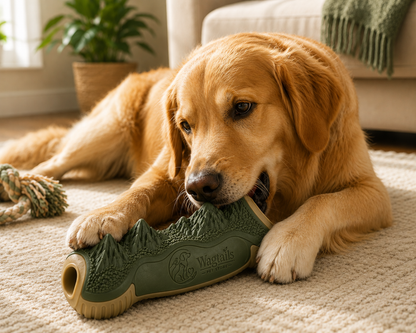 Interactive Treat Dispensing Dog Chew Bone