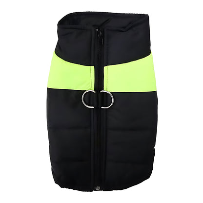 Waterproof Dog Winter Jacket – Warm Padded Coat with Zipper