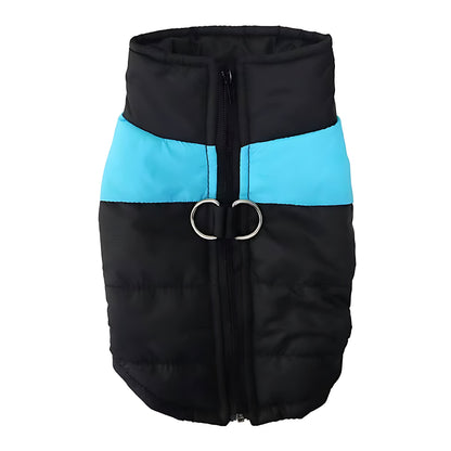 Waterproof Dog Winter Jacket – Warm Padded Coat with Zipper