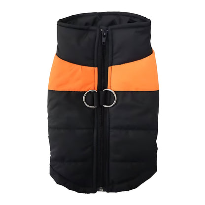 Waterproof Winter Dog Jacket – Padded Zipper Coat