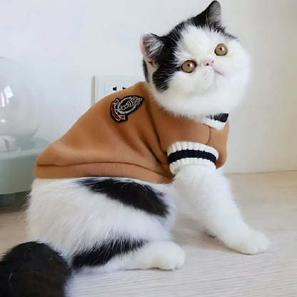 Cozy Knit Pet Sweater Vest for Small Dogs and Kittens