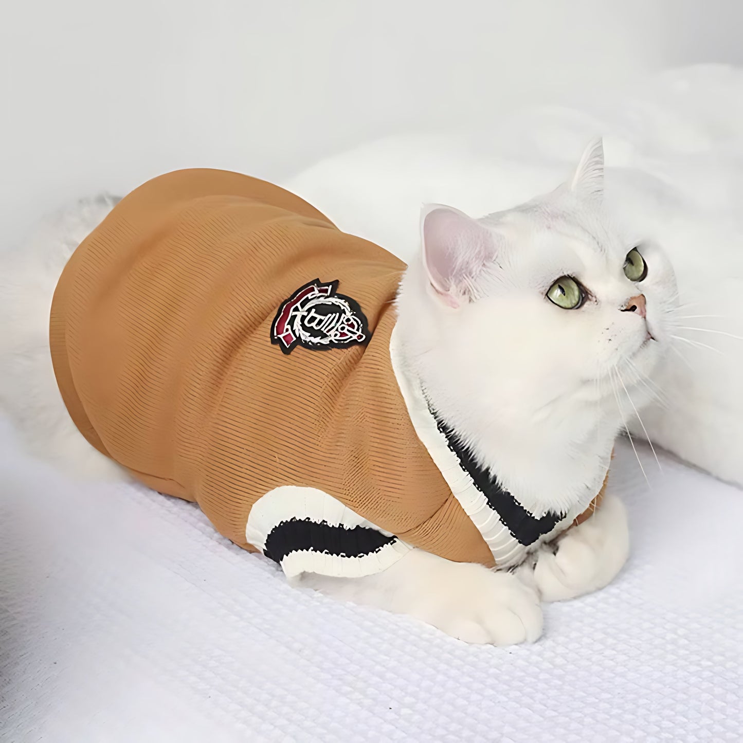 Cozy Knit Pet Sweater Vest for Small Dogs and Kittens