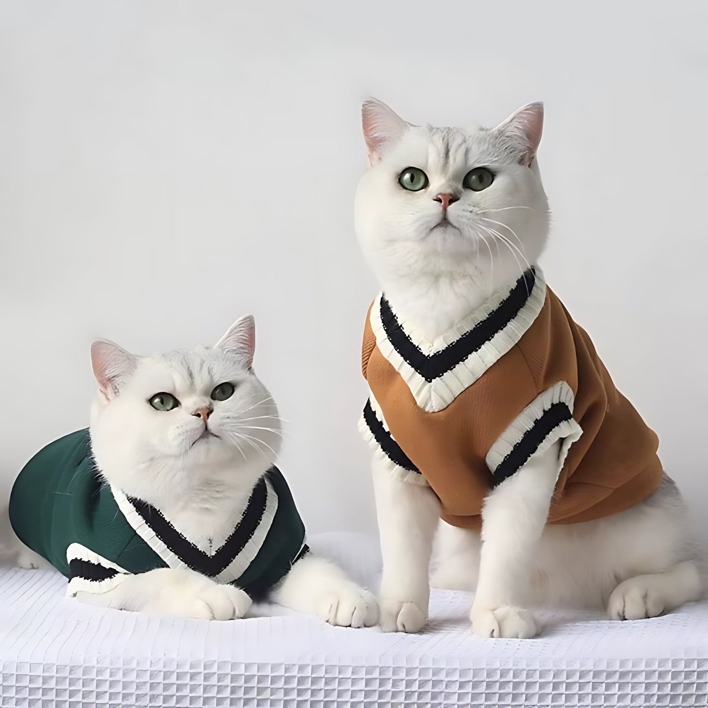 Cozy Knit Pet Sweater Vest for Small Dogs and Kittens