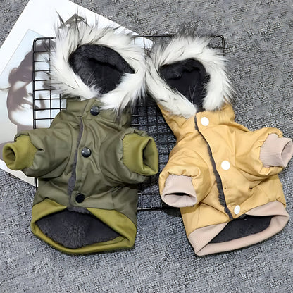 Warm Winter Dog Hoodie Coat for Small and Medium Pets