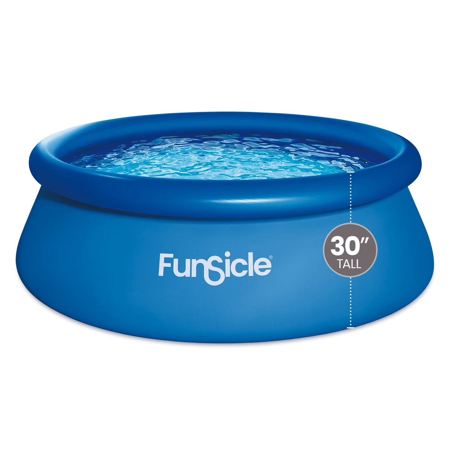8 ft QuickSet Above Ground Swimming Pool, Round, Age 6 up(8 ft/30 in)