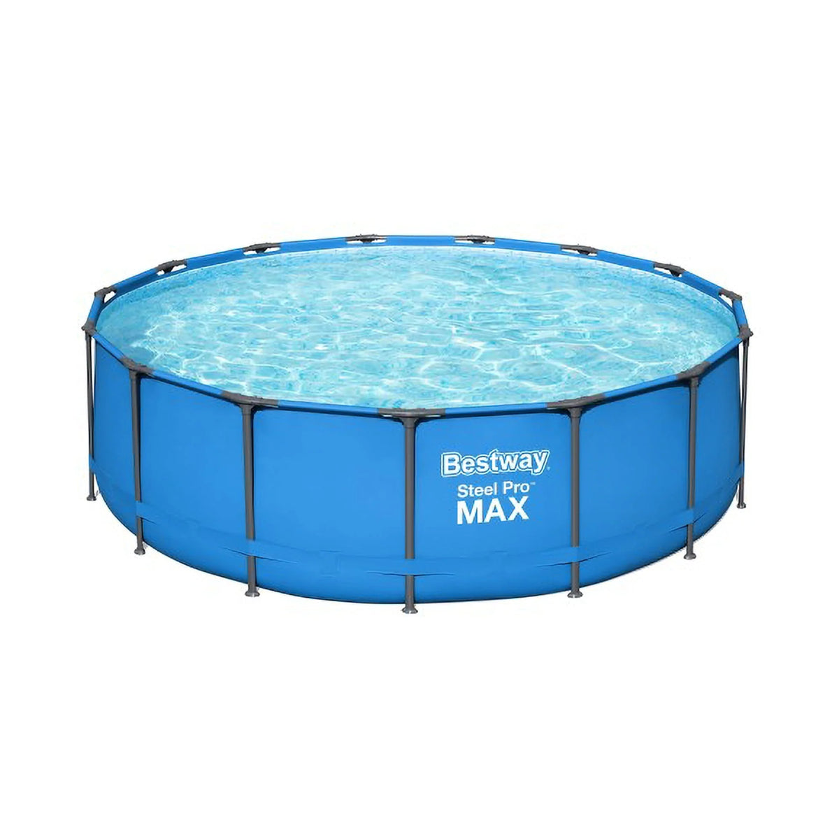Steel Pro 15' x 48" Round Above Ground Outdoor Swimming Pool