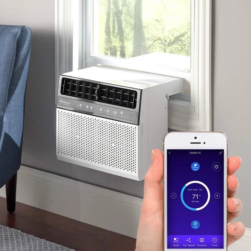 Restored 8,000 BTU Saddle Window Air Conditioner with Wi-Fi (Refurbished)